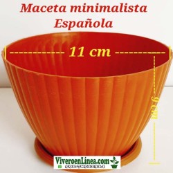 Maceta Minimalista Española