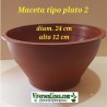 Maceta de Plato