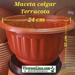 Maceta de Colgar Terracota